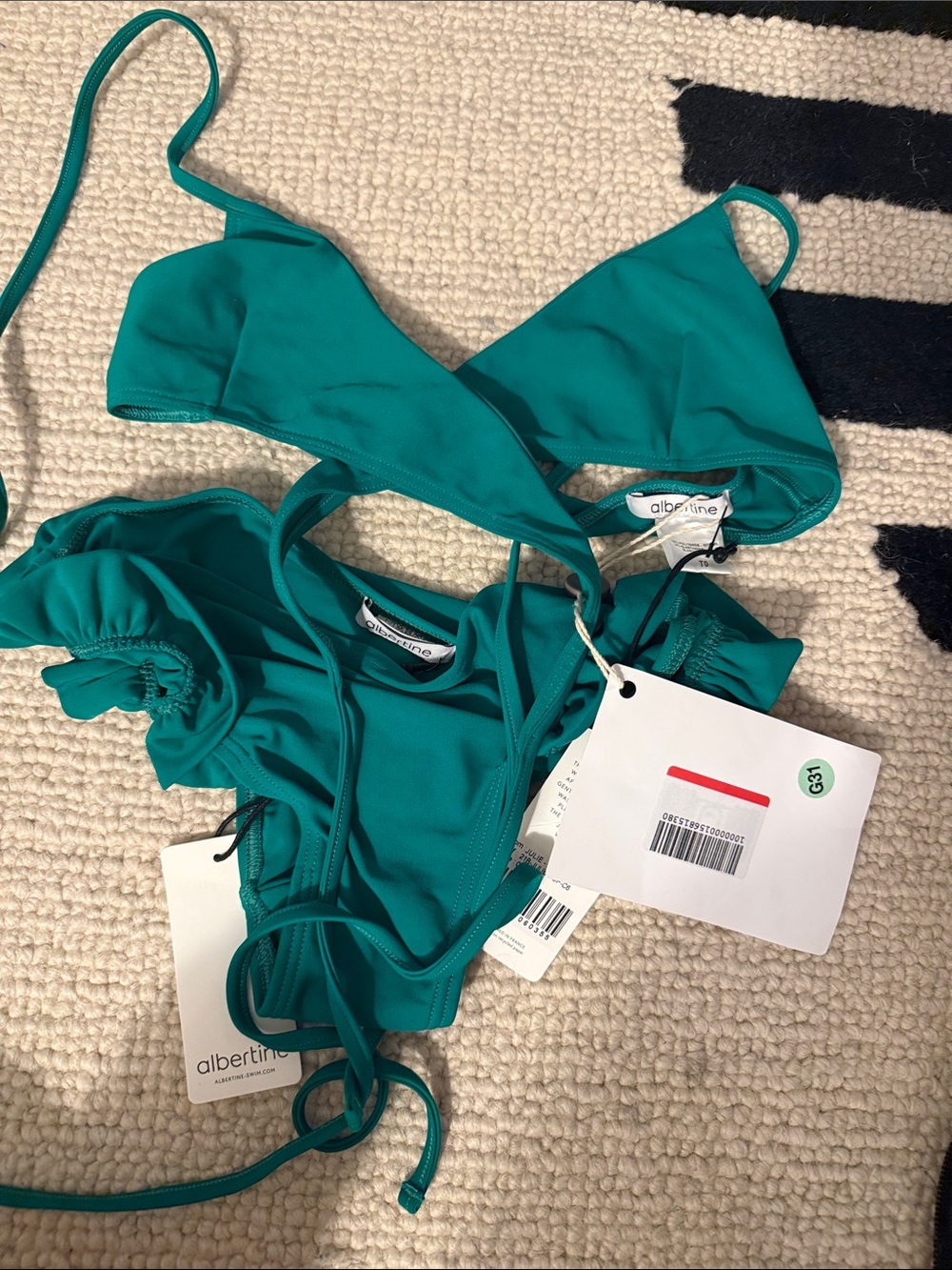 Albertine bikini green T0